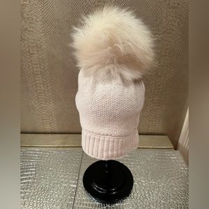Catya Hat - 100% Authentic Fox Fur Pom Pom